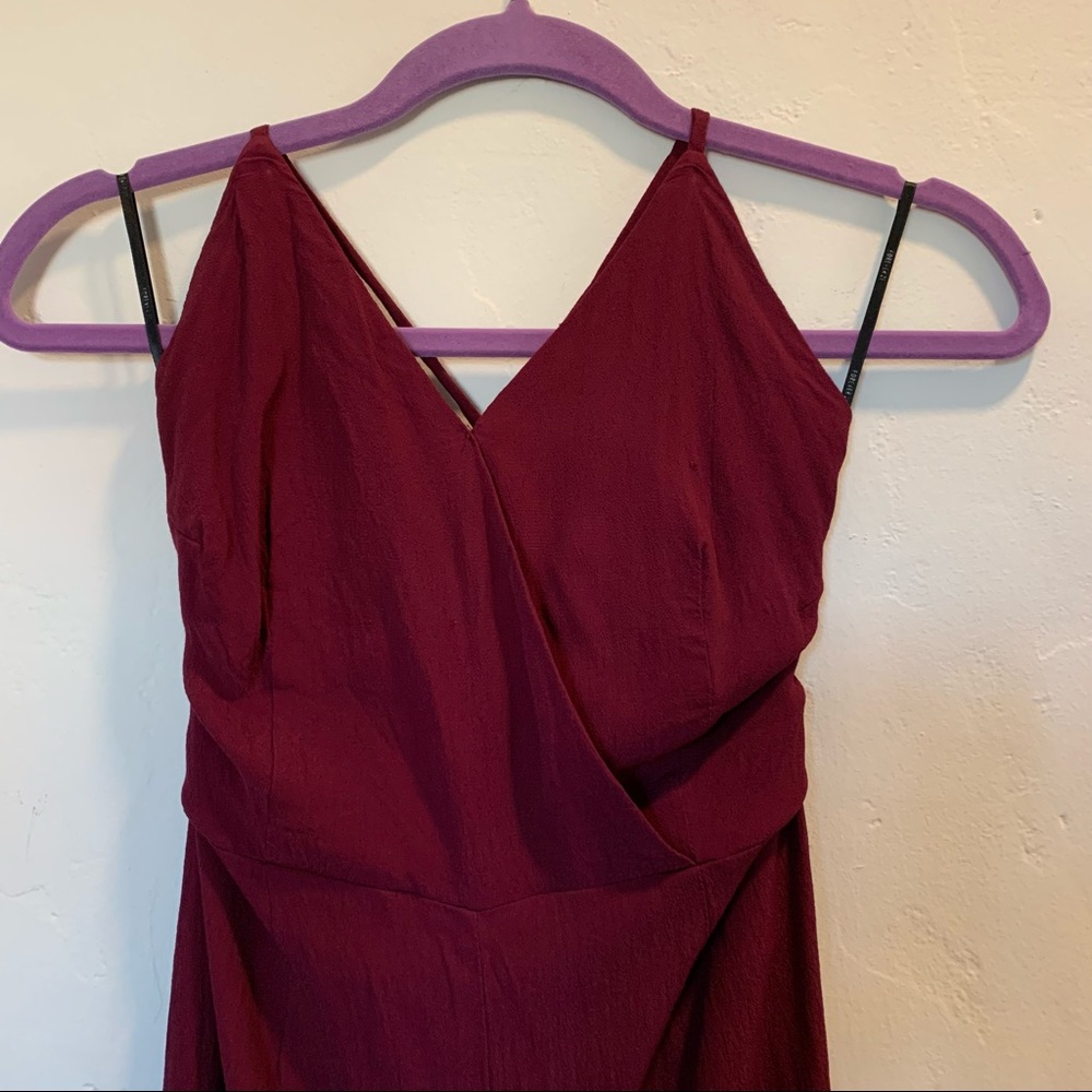 Forever 21 Palazzo Leg Red Jumpsuit Size Medium - Picture 4 of 15